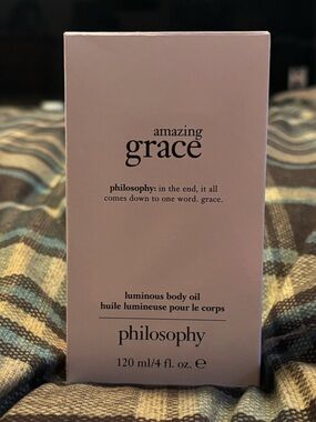 Philosophy Amazing Grace 4 OZ Luminous Body Oil - BNIB (opened, not used)